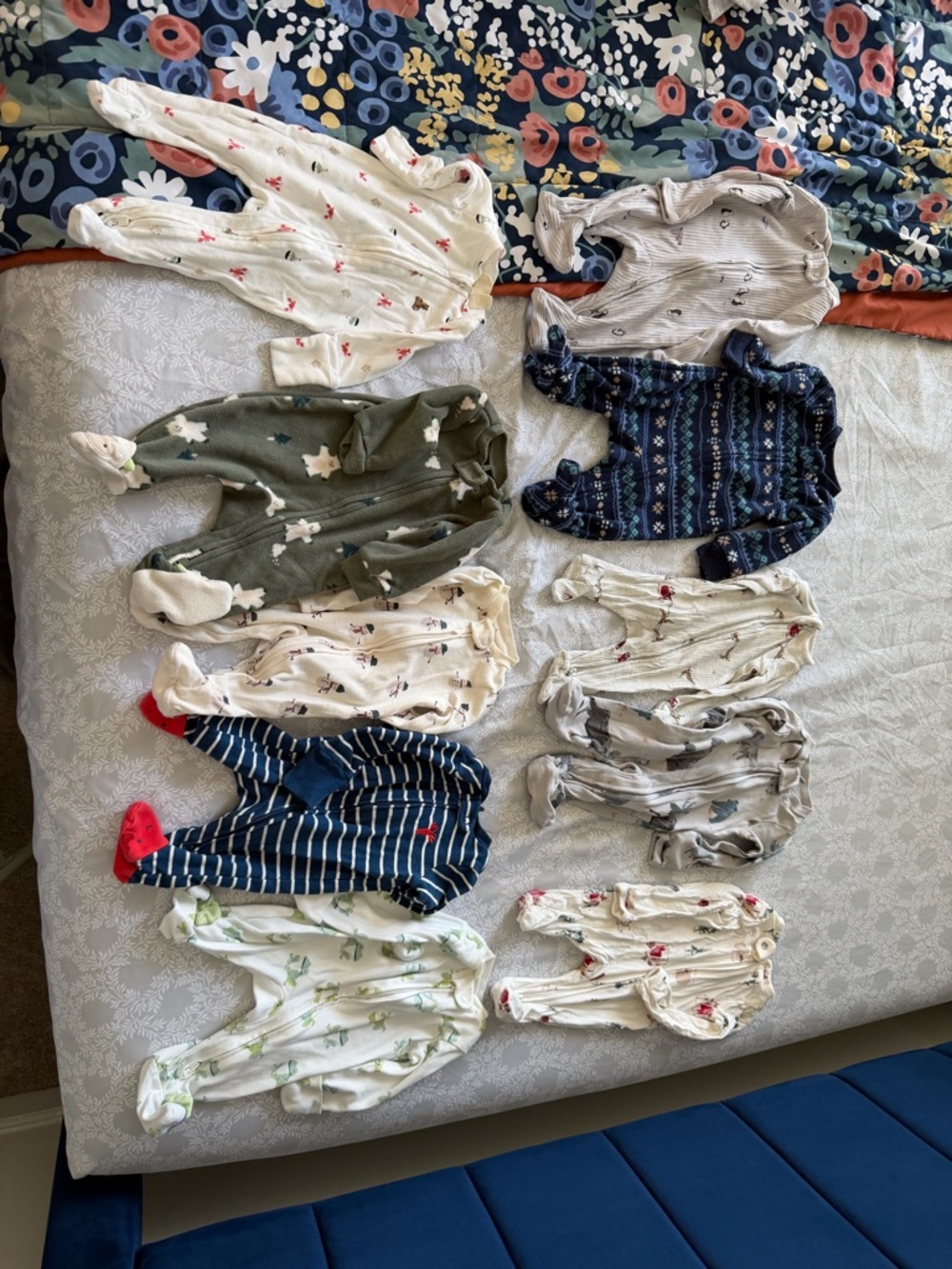 Carter's, little planet, purely-soft Multi- Pack Baby Pajama Footed Sleepers